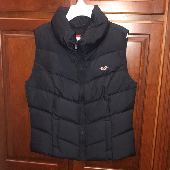 Hollister Jackets & Blazers - Navy Blue Hollister Vest